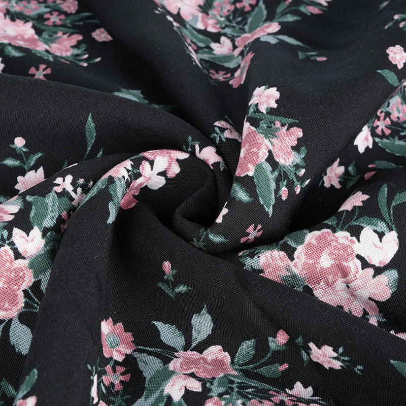 Tessuto stampato in rayon
